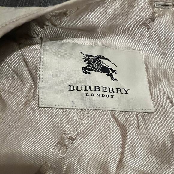 Authentic Burberry Nova Checkered Wool Coat Liner Vest Vintage Size Large - Picture 9 of 12